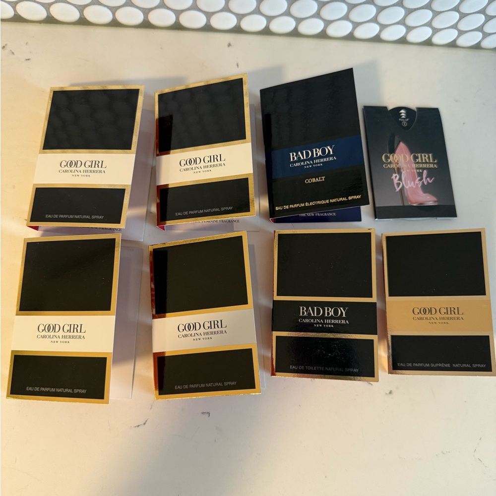 Carolina Herrera Good Girl Bad Boy Luxury Sample x 8